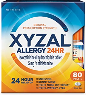 Xyzal Allergy Tablet 80 Count Fashion