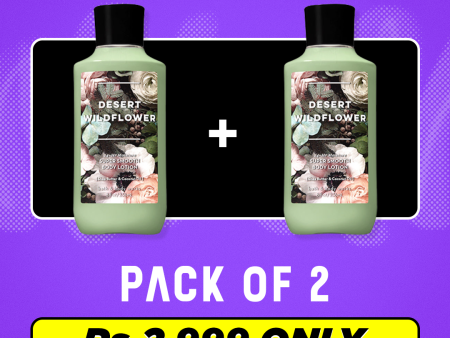 Pack Of 2 - Bath & Body Desert Wildflower Lotion Discount