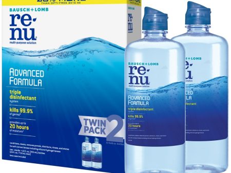 ReNu Lens Solution Triple Disinfect Formula- 2 pack on Sale