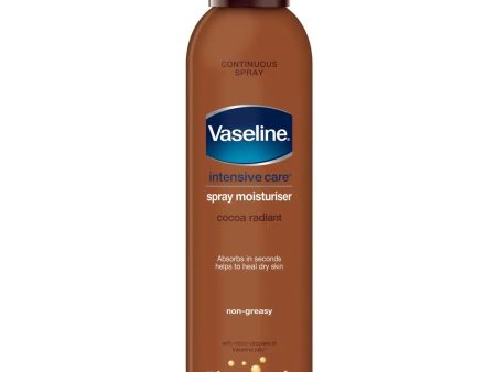 Vaseline Intensive Care Spray Moisturiser Cocoa Radiant - 190ml Supply