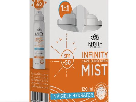 Infinity Care Sunscreen Mist Lotion SPF50+ - Promopack For Cheap