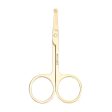 Hermania Nose Hair Trimming Scissors - Gold Supply