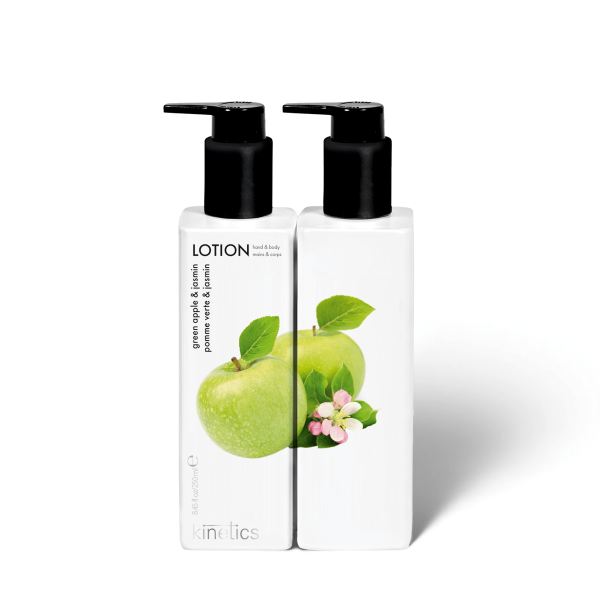 KINETICS LOTION Green Apple & Jasmin 250ML For Sale