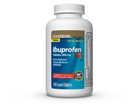 GoodSense Ibuprofen 200 mg Tablets- 500 count For Sale