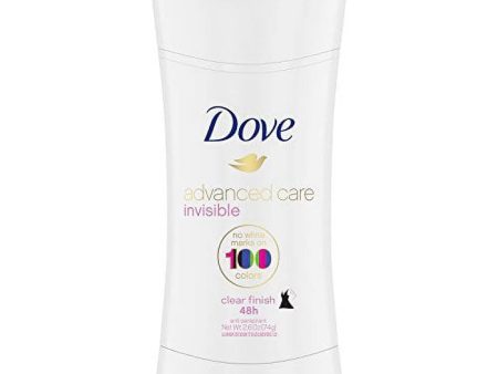 Dove Invisible Advanced Care Antiperspirant Deodorant, Clear Finish For Cheap