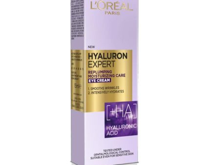 L Oreal Paris - Hyaluron Expert Replumping Moisturizing Care Eye Cream 15ml For Sale