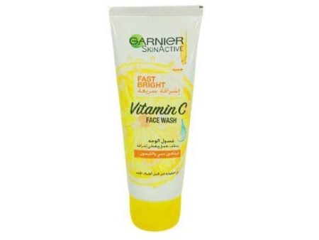 Garnier Fast Bright with Vitamin C Face Wash 100ml Supply