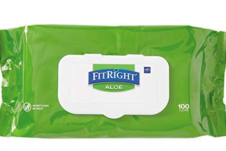 FitRight Aloe Personal Cleansing Cloth Wipes- 6 pack on Sale