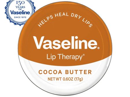 Vaseline Lip Therapy Cocoa Butter Tin For Discount