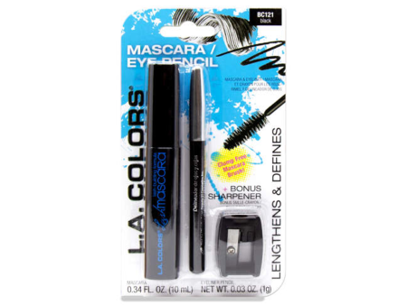 L.A. Colors – Lash Black Mascara & Pencil Bundle For Sale