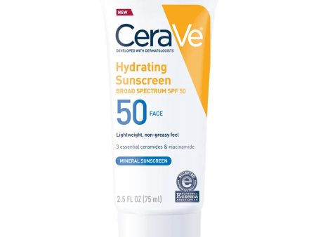 CeraVe - Hydrating Mineral Sunscreen SPF 50 Online Hot Sale