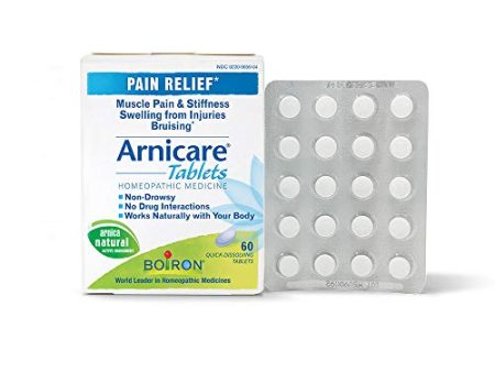 Boiron Arnicare Homeopathic Medicine Pain Relief Tablets- 60ct. Online