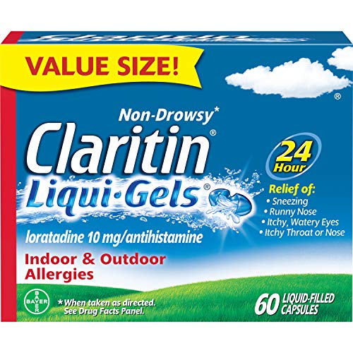 Claritin Liqui-Gel 24 Hr Relief For Indoor And Outdoor Allergies 60 count Online now