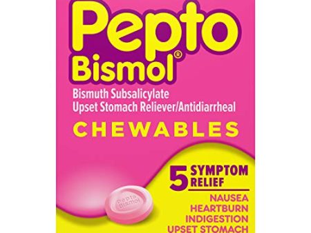 Pepto Bismol Original Chewable Tablets- 48 count Online