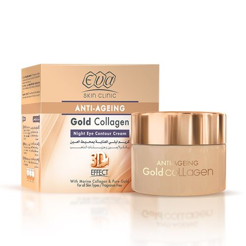 Eva Night Eye Contour Cream  24K Gold Collagen 15 ML Online