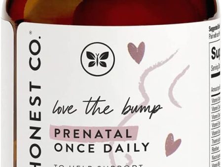 The Honest Company Once Daily Prenatal Vitamins Non-GMO - 30 Tablets Supply