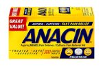 Anacin Caffeine Fast Pain Relief Tablets 300 count Online Sale