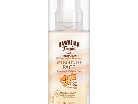 Hawaiian Tropic Weightless Sunscreen Face Lotion For Discount