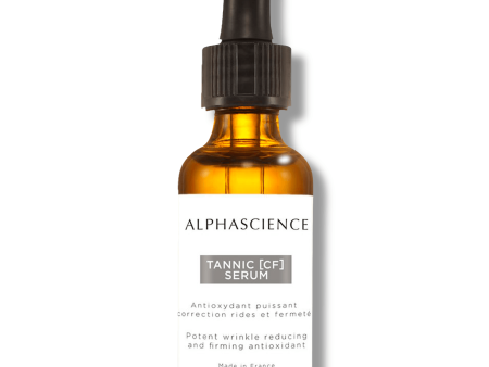 ALPHASCIENCE TANNIC [CF] SERUM 30ML For Sale