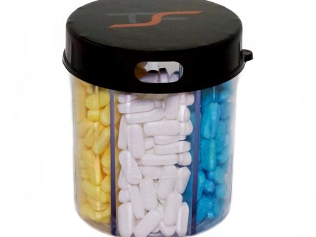 TSF Vitamin Medication Holder Dispenser Organizer Storage Supply