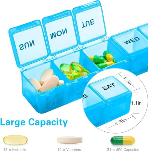 BUG HULL Extra Large Pill Organizer For Travel Online now