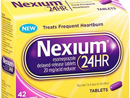 Nexium 24HR acid reducer Tablet- 42 count Online Hot Sale