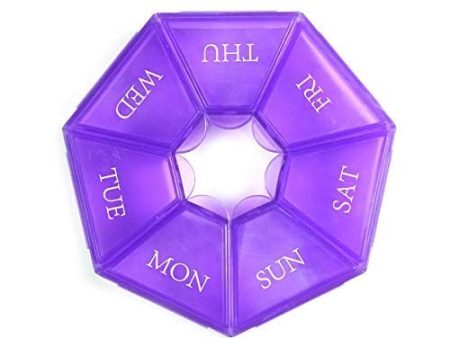 Deke Home 7-Sided Portable Pill Box Medicine Planner Hot on Sale