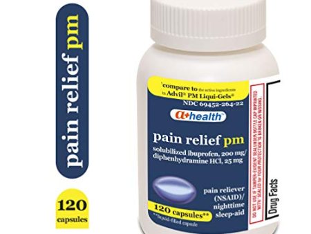 A+ Health Ibuprofen PM Softgels Pain Reliever Cheap