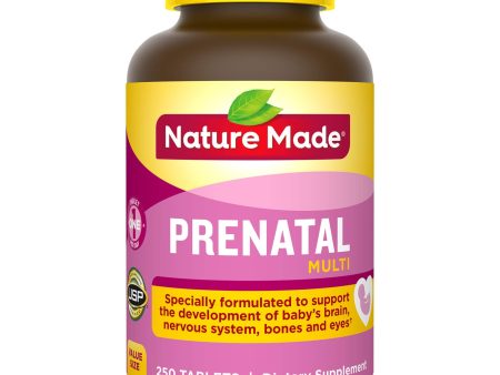 Nature Made Prenatal Vitamin With Folic Acid- 250 count Online Sale