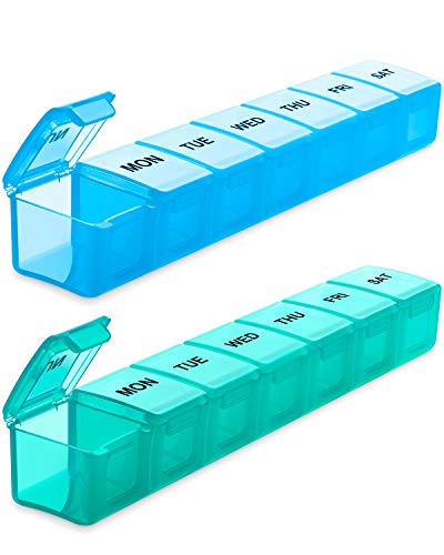 BUG HULL Extra Large Pill Organizer For Travel 2 count For Discount