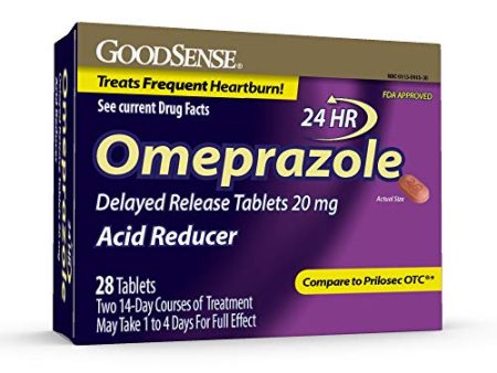 GoodSense Omeprazole Delayed Release Tablets- 28 count Supply