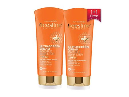 Beesline Ultrascreen cream invisible sunfilter spf 50 1+1 free Fashion