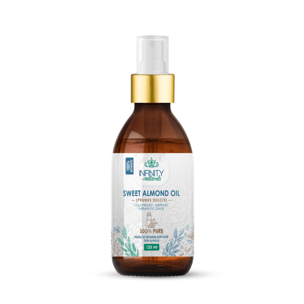 Infinity Naturals 100% Pure Sweet Almond Oil ( Hair, Skin & Nails ) For Discount