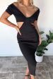 Jenner Maxi Dress - Black Cheap