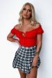 Frenchie crop - Red Online Hot Sale