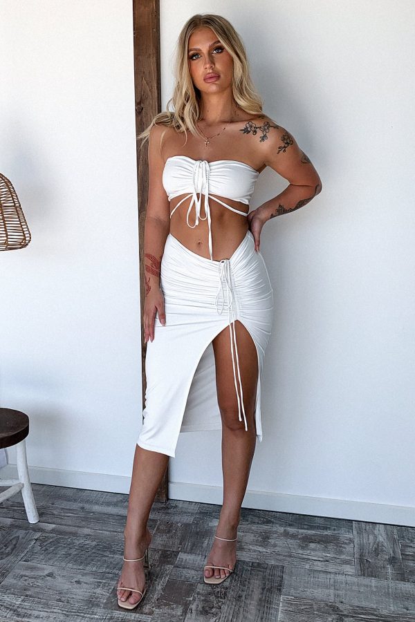 Vegas Skirt - White For Cheap