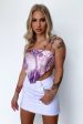 Anayanka Scarf Top - Purple Tie Dye Sale