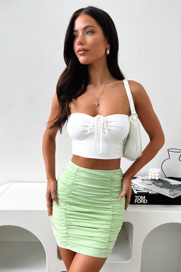 Polo Skirt - Lime Green Online