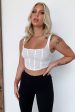 Arzu Crop - White Online Hot Sale